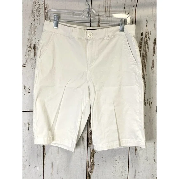 NYDJ Bermuda 11 Inch Twill Shorts - Picture 5 of 10